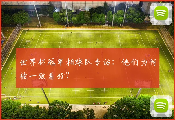 世界杯冠军相球队专访:他们为何被一致看好?
